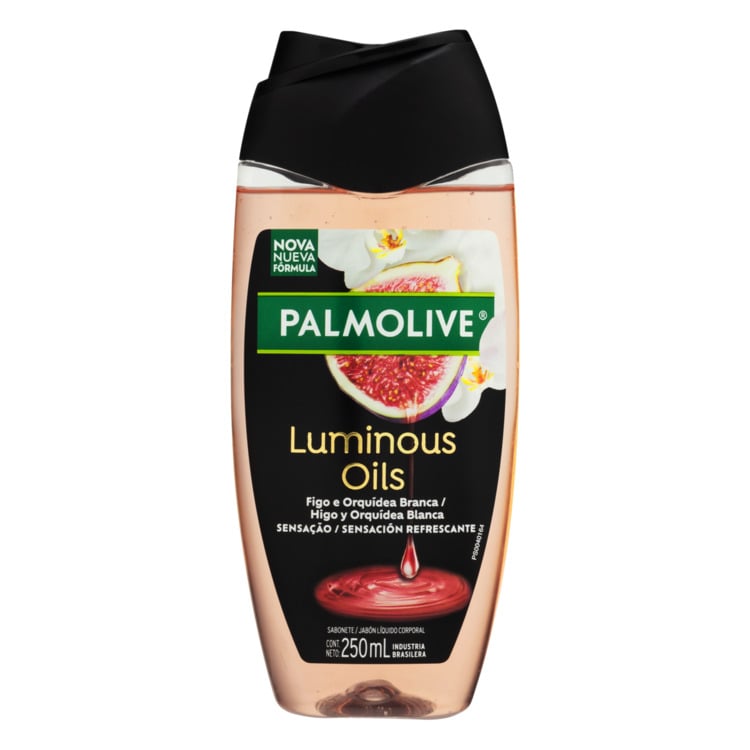Sabonete Líquido Figo e Orquídea Branca Palmolive Luminous Oils 250ml