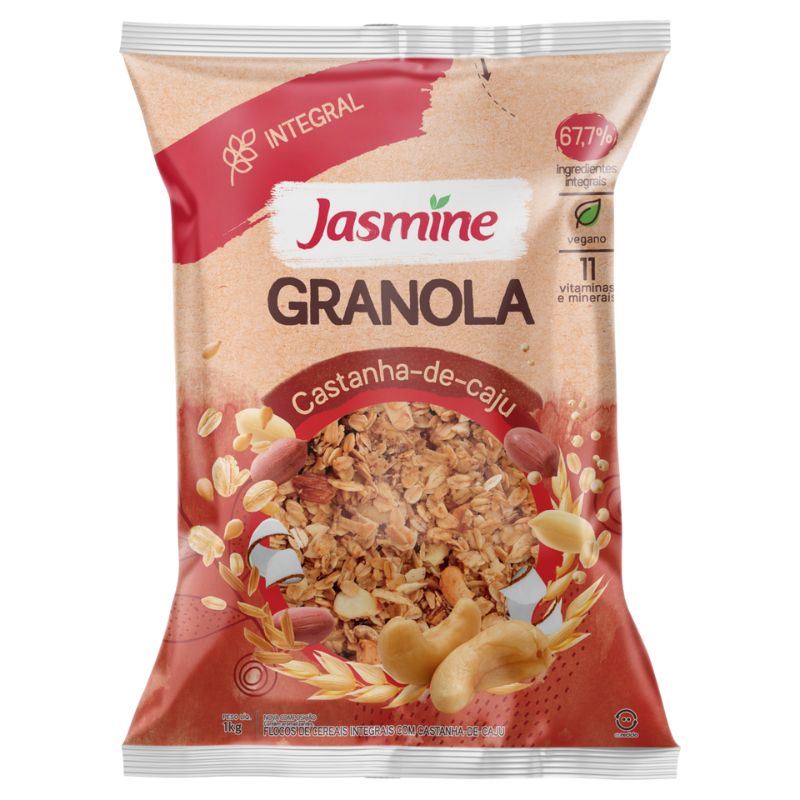 Granola Jasmine Castanha de Caju Integral 1KG