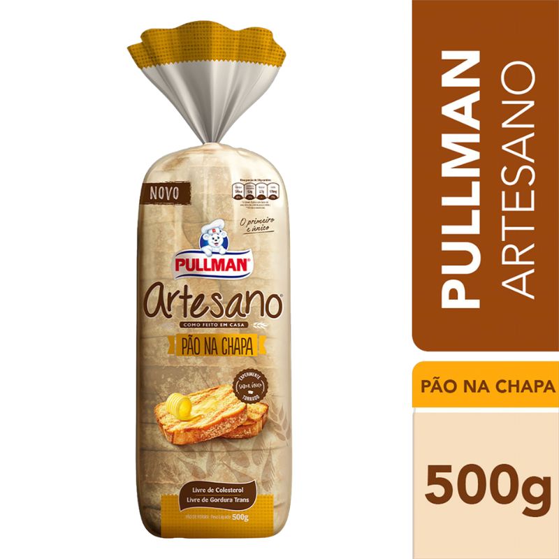 Pão Pullman Artesano Pão na Chapa 500g