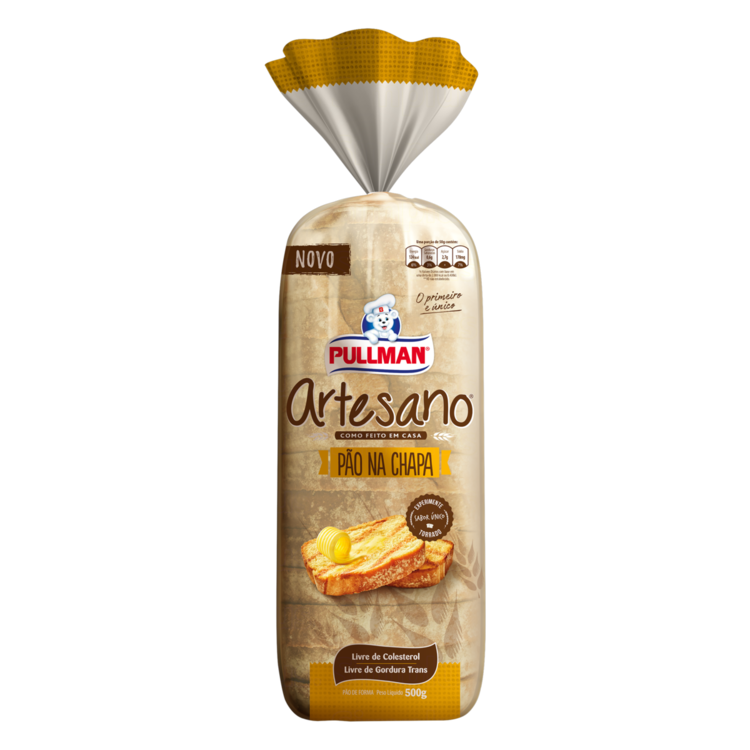 Pão Pullman Artesano Pão na Chapa 500g