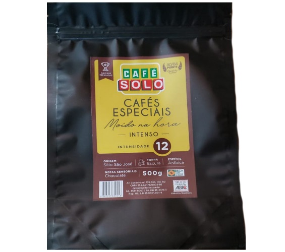Café Solo Grão Especial Intenso Intensidade 12 500g