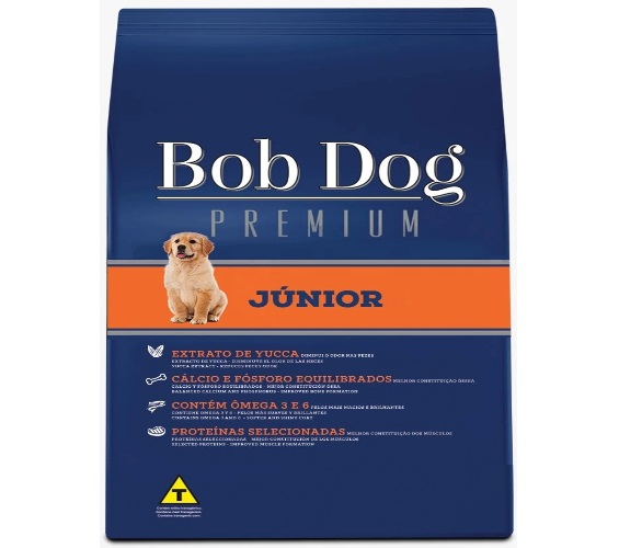 RACAO BOB DOG PREM JUNIOR -1X1 7KG