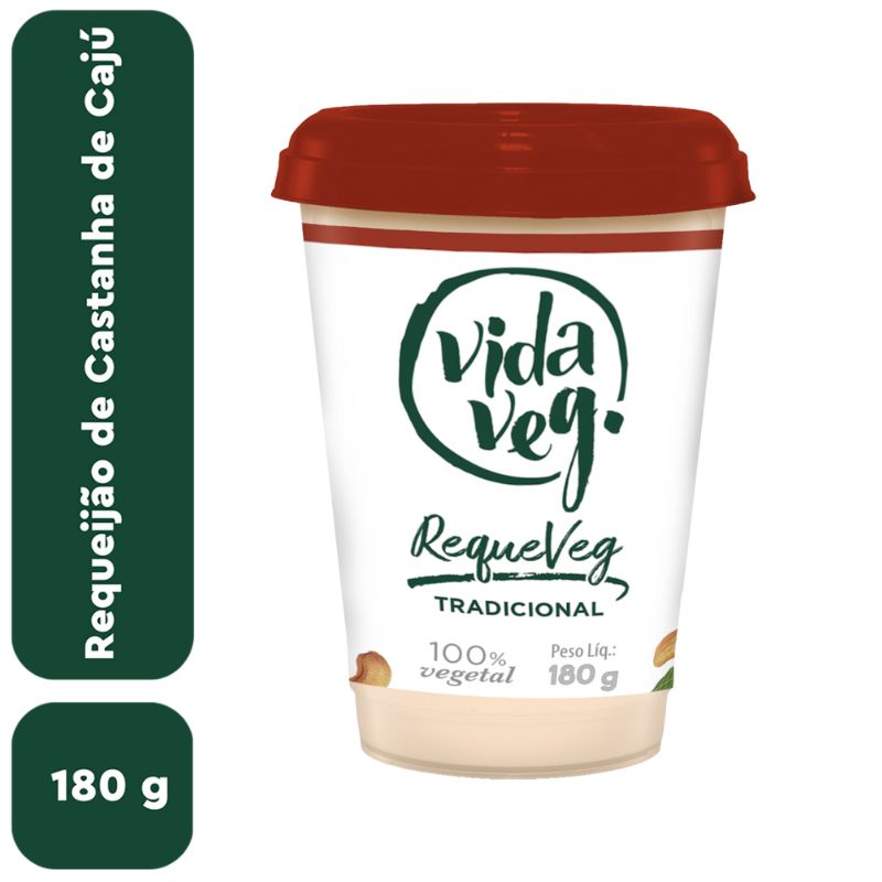 Requeijão Tradicional Vida Veg 180G