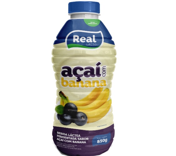 Bebida Láctea Real Açaí com Banana Garrafa 800g