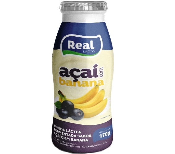 Bebida Lacta Real Acai Com/banana Garafa 150g