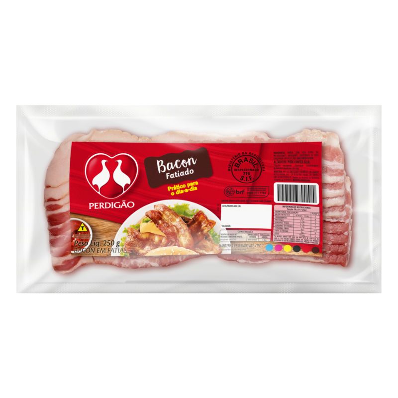BACON PERDIGAO FATIADO