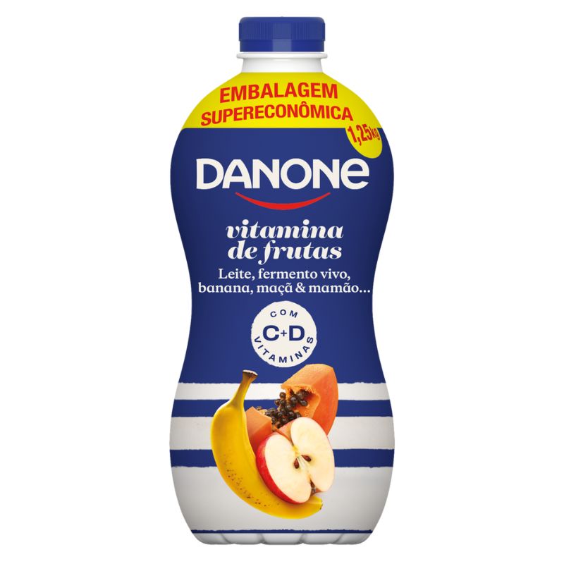 Iogurte Danone Sabor Vitamina de Frutas 1,25KG