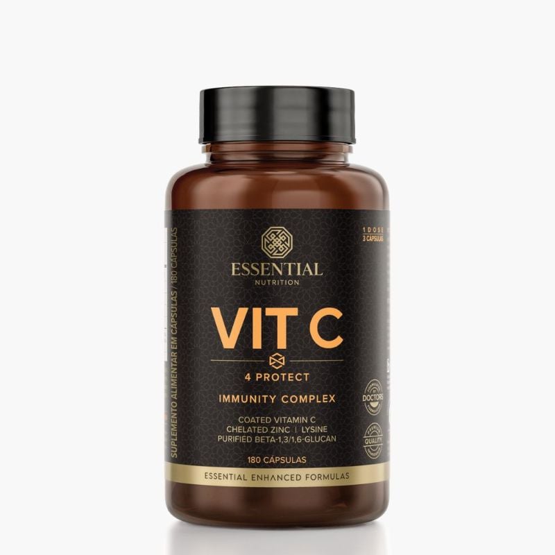 Suplemento Alimentar Essential Vitamina C 4 Protect 180cps