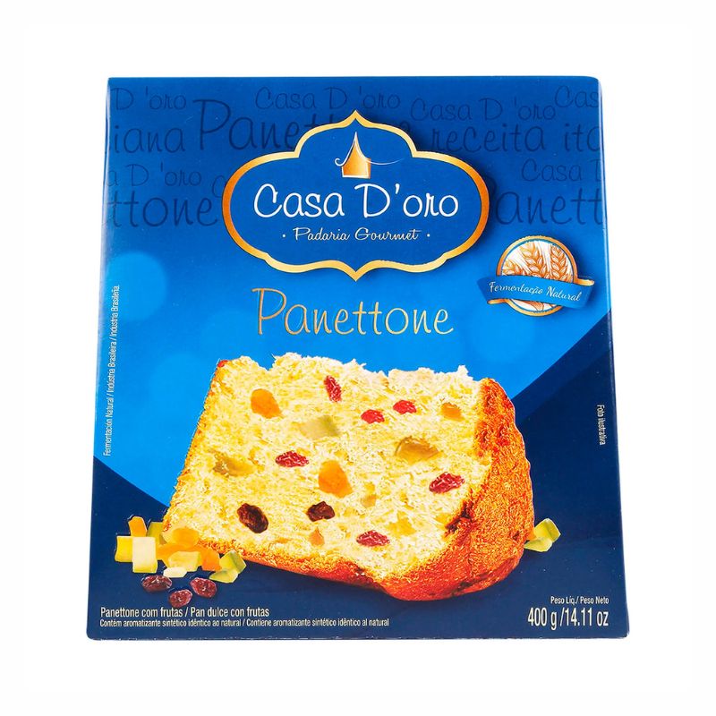 Panettone Casa D'oro Frutas 400g