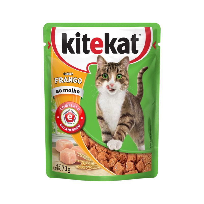 Ração KITEKAT Frango sachê