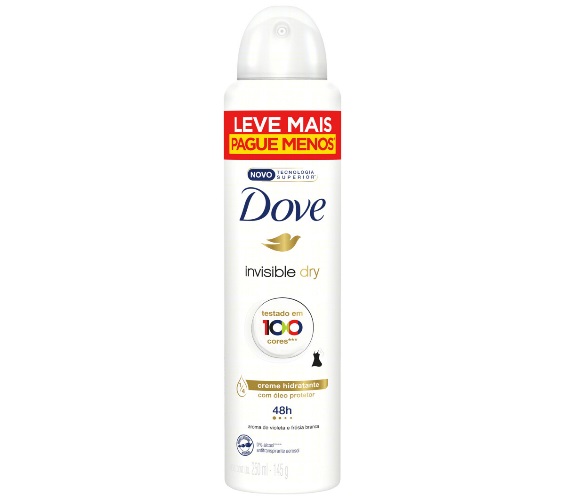 Desadorante Aerosol Dove Invisible Dry Leve Mais Pague Menos 250ml