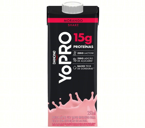 Bebida Láctea Yopro Sabor Morango sem Lactose 250ML