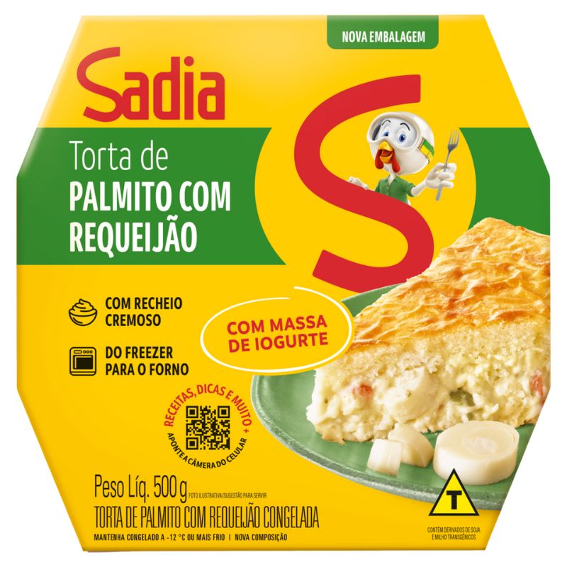TORTA SADIA PALMITO C/ REQUEIJAO
