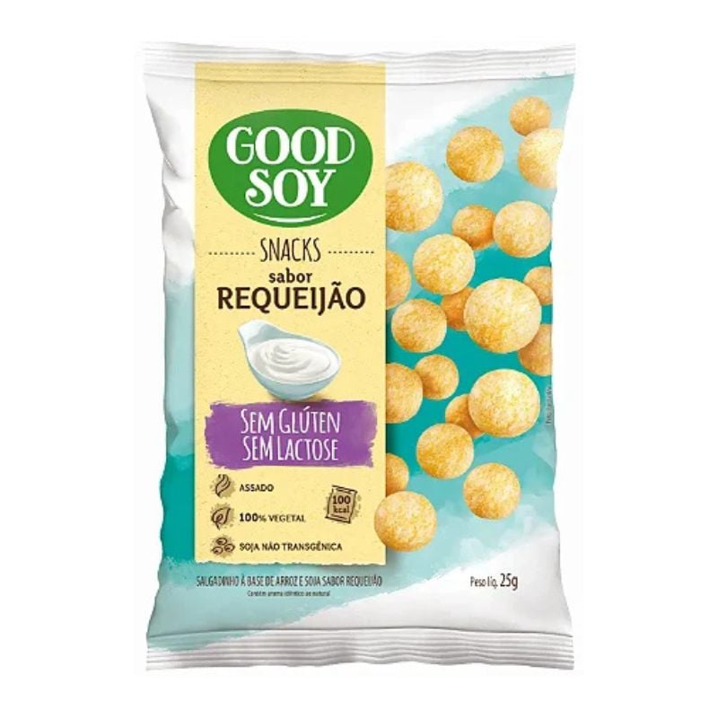 Snacks Soja Goodsoy Sabor Requeijão 25g