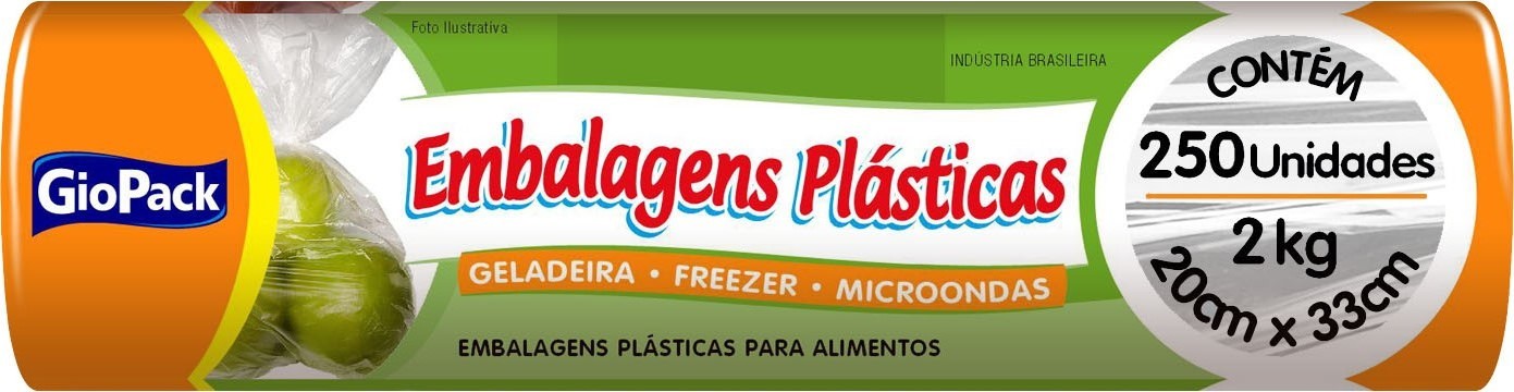 Embalagem GIOPACK Freezer 28x40 5kg 50 unidades