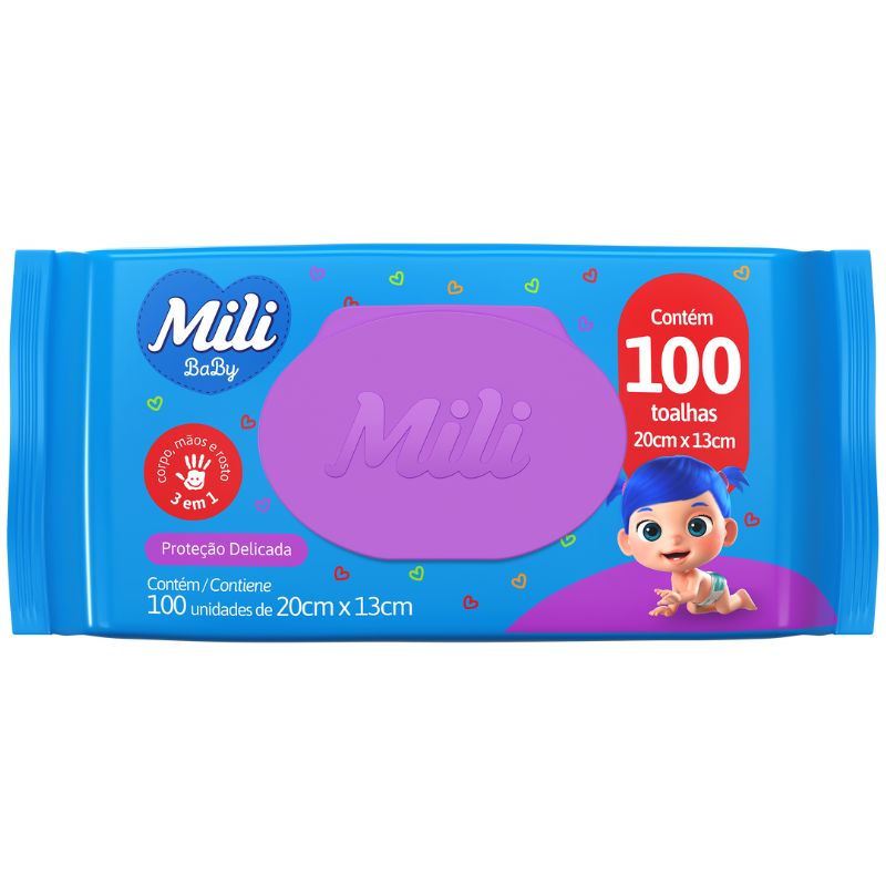 TOALHA UMD MILI BABY 20X13CM
