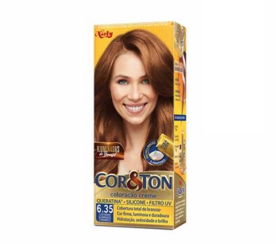 Tinta Cor&Ton 6.35 Castanho Iluminado Caramelo