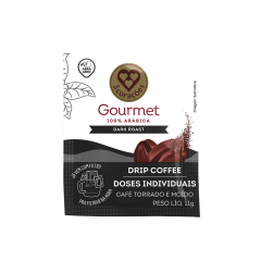 Café Gourmet Dark Drip Coffe 3 Corações 