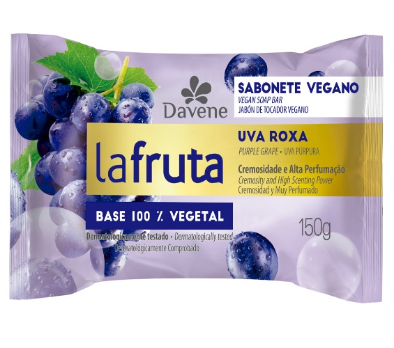 sabonete Davene La Fruta Uva Roxa 150gr