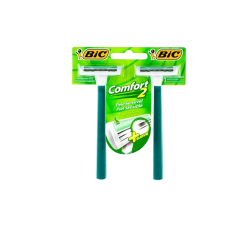 Aparelho Descartável para Barbear Bic Comfort 2 2 Unidades