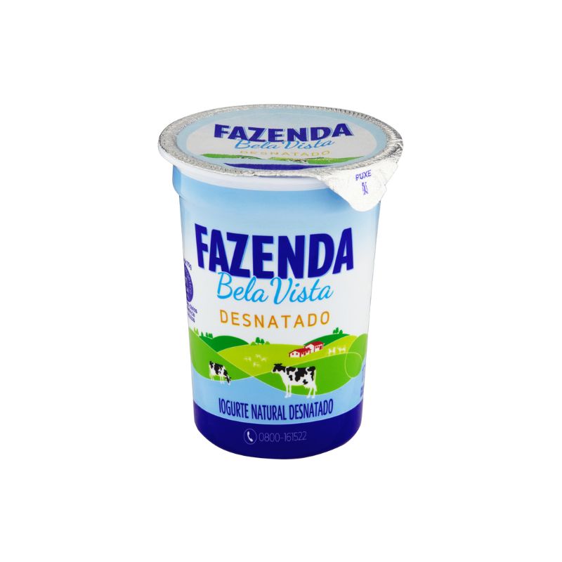 Iogurte Fazenda B. Vista Natural Desnatado Copo