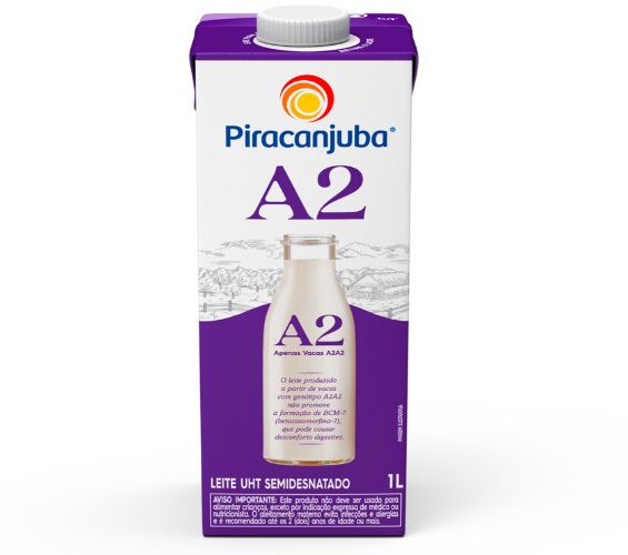 Leite Piracanjuba A2 Semidesnatado 1L