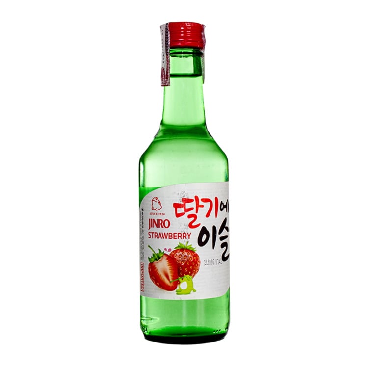 Destilado Soju Jinro Morango 360ml