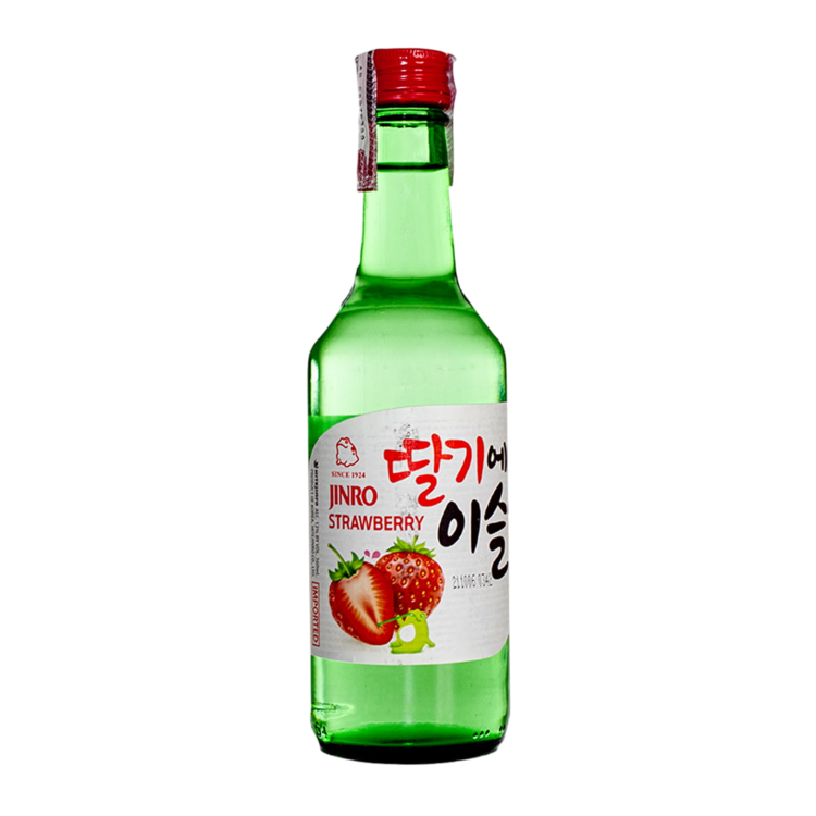 Destilado Soju Jinro Morango 360ml