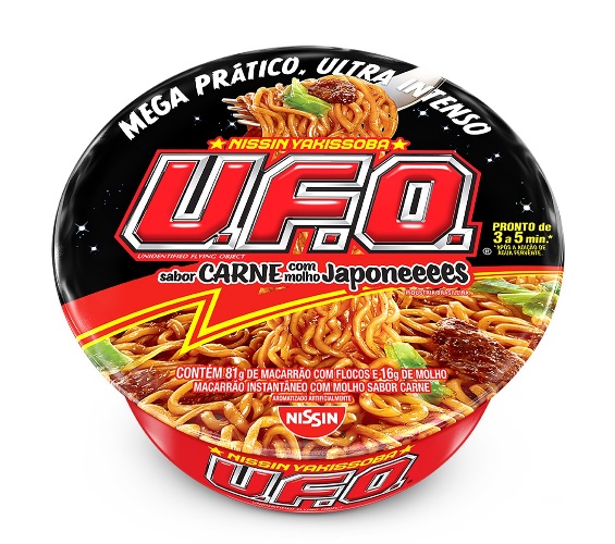 Macarrão Instantâneo Nissin Yakissoba Ufo Carne 93g