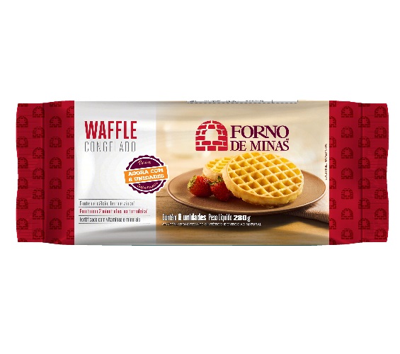 Waffle Forno de Minas Congelado 280g