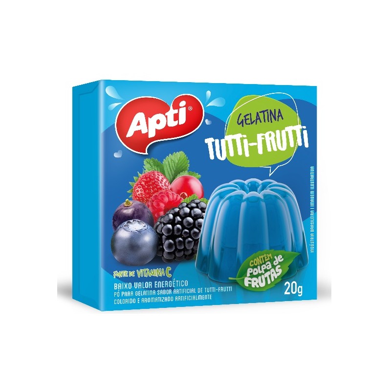 Gelatina Apti Tutti-Fruti 20g