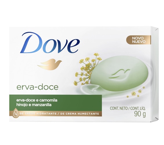 Sabonete em Barra Dove 90 gr Erva Doce e Camolina