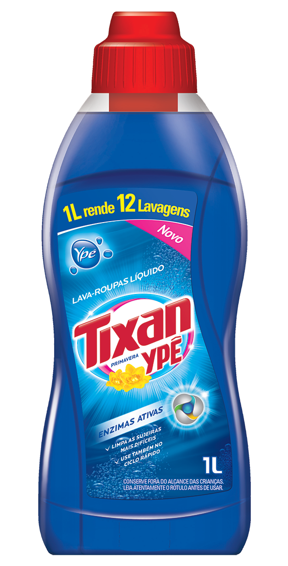 Lava-Roupas Líquido Primavera Tixan Ypê Frasco 1l