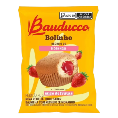 Bolinho Bauducco Baunilha com Morango 40g