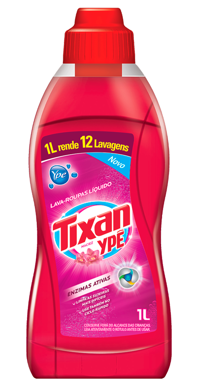Lava-Roupas Líquido Maciez Tixan Ypê Frasco 1l