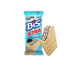 Chocolate Lacta Bis Branco com Oreo Xtra Pacote 45g