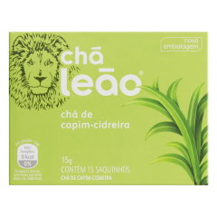 Chá Capim Cidreira Chá Leão Caixa 15g 15 un