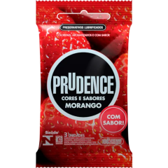 Preservativo Prudence Morango 3 Un