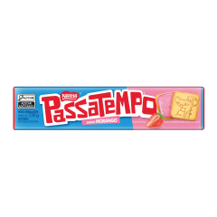 Biscoito Recheio Morango Nestlé Passatempo Pacote 130g