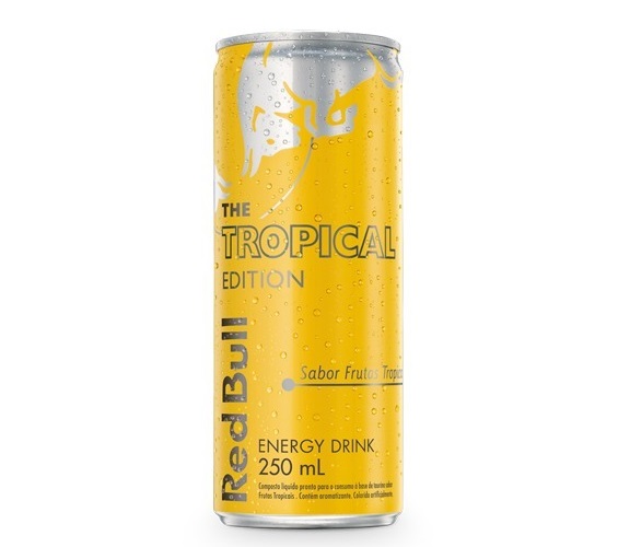 Energético Frutas Tropicais Red Bull Lata 250ml The Tropical Edition