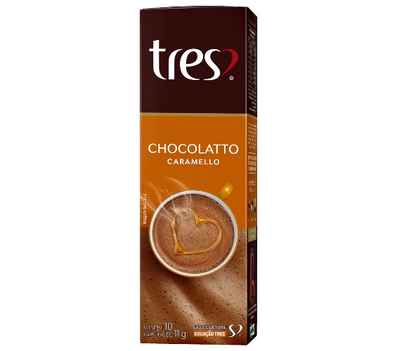 CAFÉ 3 CORAÇÃES CHOCOLATTO CARAMELLO CÁPSULAS