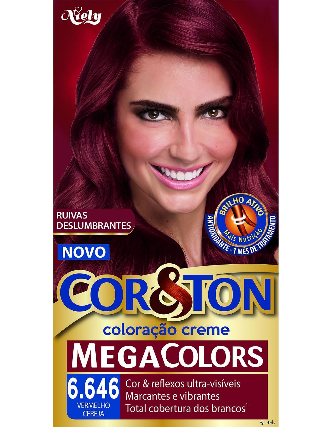 Cor&Ton 6.646 Vermelho Cereja 125gr