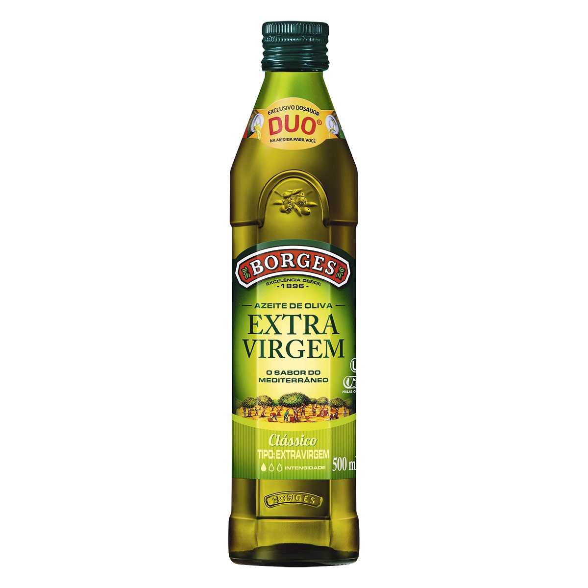 Azeite de Oliva Extra Virgem Clássico Espanhol Borges Vidro 500ml