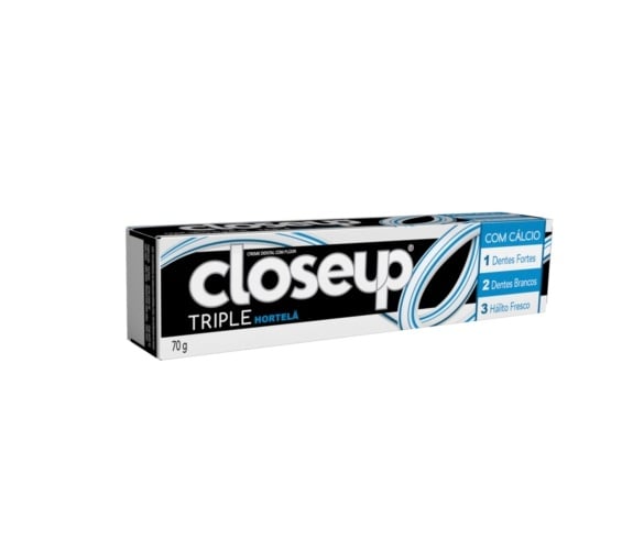 Creme Dental Hortelã Closeup Triple Caixa 70g