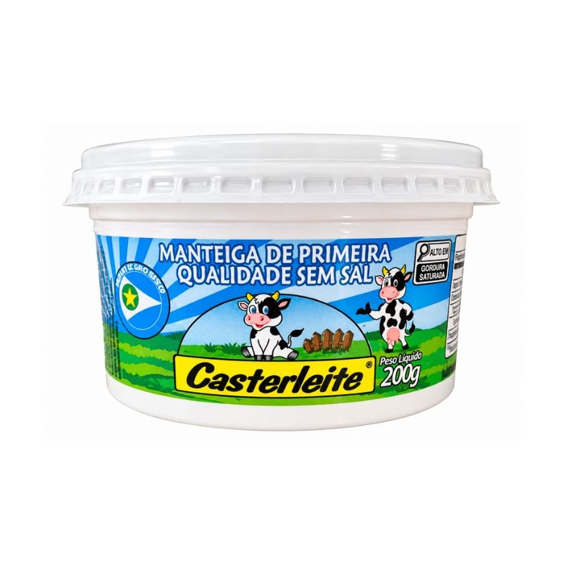 Manteiga Casterleite sem Sal  - 1x1 200g