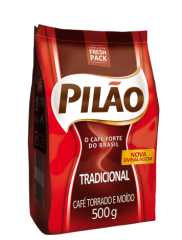 Café Torrado e Moído Tradicional Pilão Pacote Fresh Pack 500g