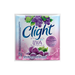 Refresco em Pó Uva Zero Açúcar Clight Pacote 8g