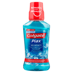 Enxaguante Bucal Zero Álcool Ice Infinity Colgate Plax Frasco 250ml