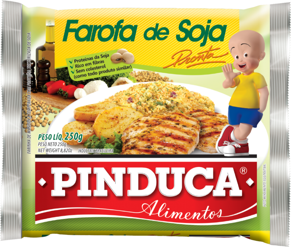 Farofa de Soja Pinduca Pronta 250g