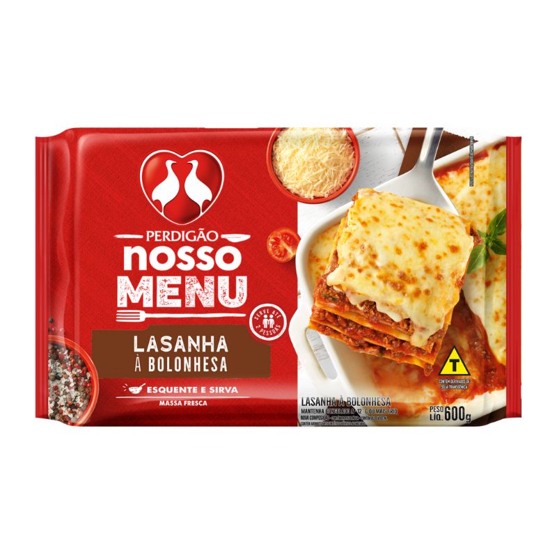 Lasanha Perdigão Bolonhesa 600g
